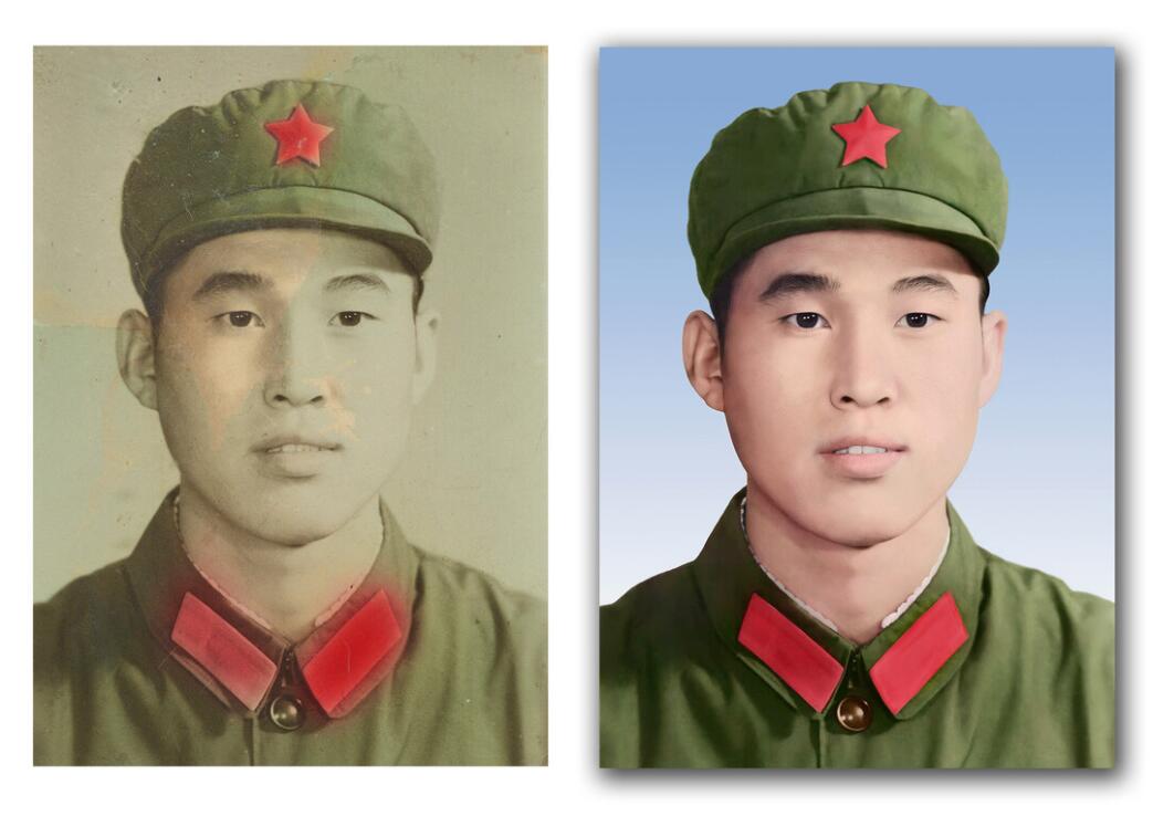新华镇破损照片修复-18